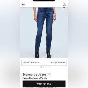 EUC Madewell Stovepipe 27